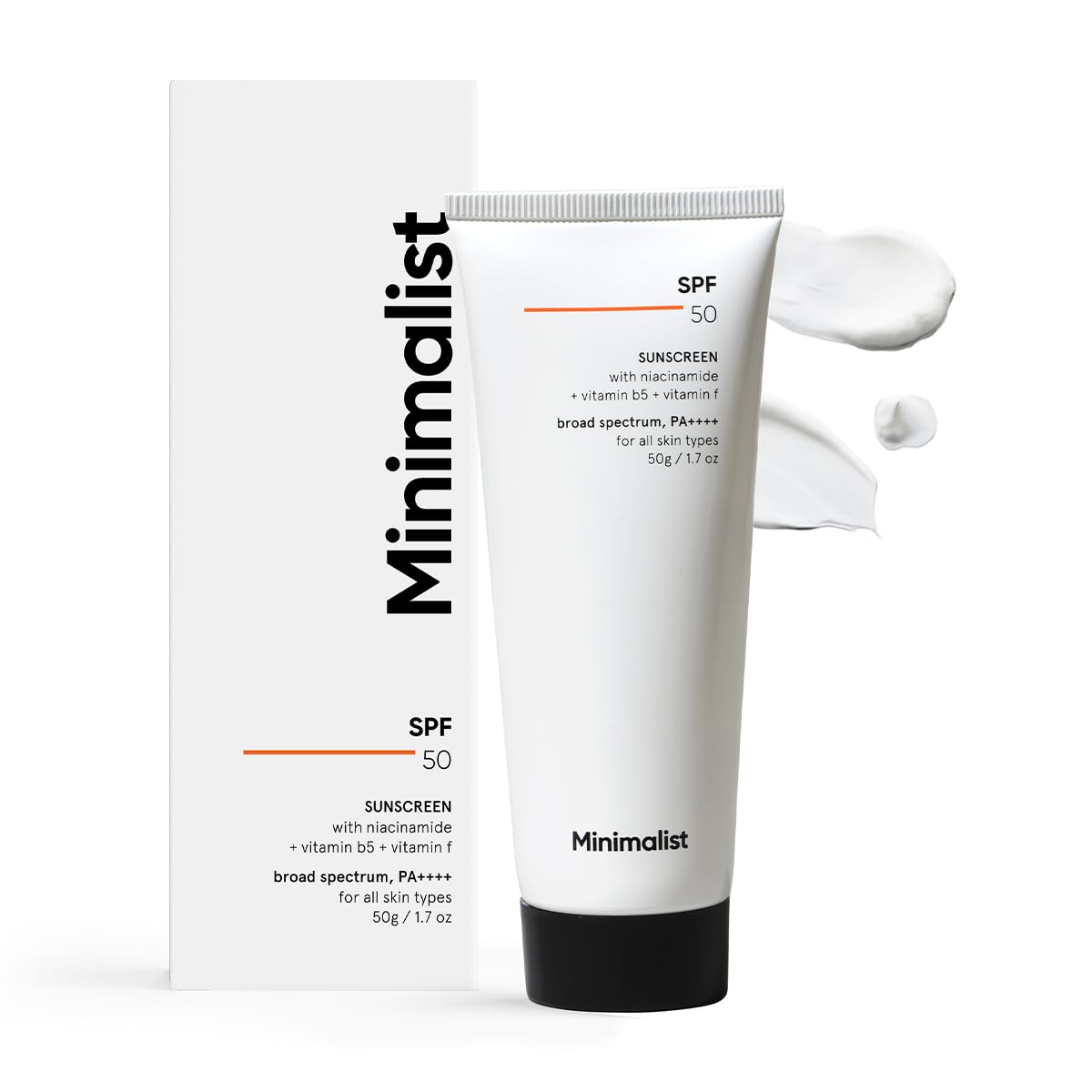 Minimalist Sunscreen SPF 50 PA+++ with Niacinamide & Multi-Vitamins